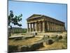 View of the Temple of Neptune, Doric, 5th BCE-null-Mounted Giclee Print