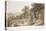 View of the Temple of Suryah and the Fountain of Mahah Doo-John Martin-Stretched Canvas