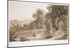 View of the Temple of Suryah and the Fountain of Mahah Doo-John Martin-Mounted Giclee Print