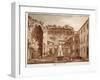 View of the Temple of Venus and Rome, Ruins, 1833-Agostino Tofanelli-Framed Giclee Print