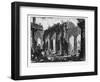 View of the Temples of Paestum (Litho)-Giovanni Battista Piranesi-Framed Giclee Print