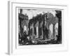 View of the Temples of Paestum (Litho)-Giovanni Battista Piranesi-Framed Giclee Print