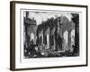 View of the Temples of Paestum (Litho)-Giovanni Battista Piranesi-Framed Giclee Print