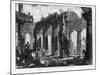 View of the Temples of Paestum (Litho)-Giovanni Battista Piranesi-Mounted Giclee Print