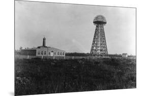 View of the Tesla Wireless Broadcasting Tower-null-Mounted Premium Photographic Print