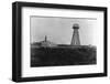 View of the Tesla Wireless Broadcasting Tower-null-Framed Photographic Print