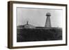 View of the Tesla Wireless Broadcasting Tower-null-Framed Photographic Print