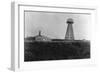 View of the Tesla Wireless Broadcasting Tower-null-Framed Photographic Print