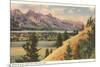 View of the Tetons, Wyoming-null-Mounted Premium Giclee Print