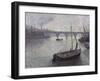 View of the Thames, 1893-Maximilien Luce-Framed Giclee Print