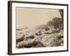 View of the Thames Above Limehouse, London, During the Frost of February 1895-null-Framed Photographic Print