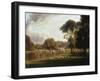 View of the Thames at Richmond-George Hilditch-Framed Giclee Print