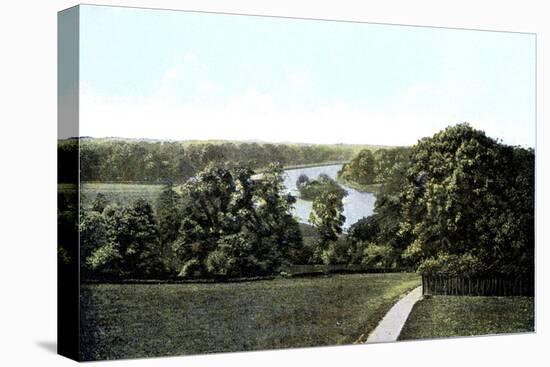 View of the Thames from Richmond Hill, London, 20th Century-null-Stretched Canvas