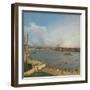 View of the Thames, from Richmond House-Canaletto-Framed Giclee Print