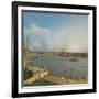 View of the Thames, from Richmond House-Canaletto-Framed Giclee Print