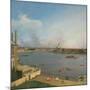 View of the Thames, from Richmond House-Canaletto-Mounted Giclee Print