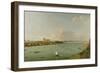 View of the Thames from South of the River-Canaletto-Framed Giclee Print