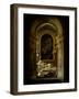 View of the The Altieri Chapel with the Death of the Blessed Ludovica Albertoni, 1675-Giovanni Lorenzo Bernini-Framed Photographic Print