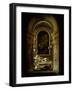 View of the The Altieri Chapel with the Death of the Blessed Ludovica Albertoni, 1675-Giovanni Lorenzo Bernini-Framed Photographic Print