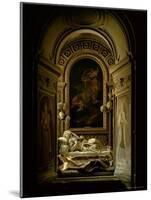 View of the The Altieri Chapel with the Death of the Blessed Ludovica Albertoni, 1675-Giovanni Lorenzo Bernini-Mounted Photographic Print