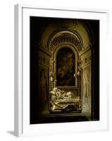 View of the The Altieri Chapel with the Death of the Blessed Ludovica Albertoni, 1675-Giovanni Lorenzo Bernini-Framed Photographic Print