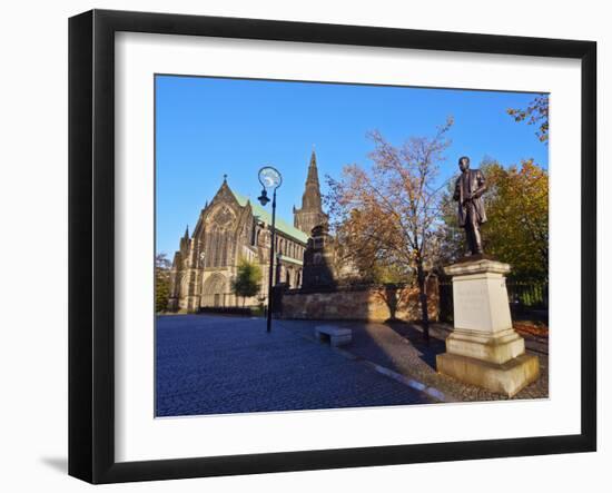 View of the The Cathedral of St. Mungo, Glasgow, Scotland, United Kingdom, Europe-Karol Kozlowski-Framed Photographic Print