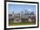 View of the The Old Royal Naval College and Canary Wharf, Taken from Greenwich Park, London-Charlie Harding-Framed Photographic Print