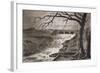 View of the The Outlet of the Serpentine, Hyde Park, London, 1818-John Claude Nattes-Framed Giclee Print
