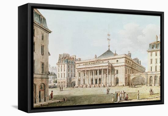 View of the Theatre De L'Odeon, Paris-Victor Jean Nicolle-Framed Stretched Canvas