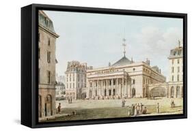 View of the Theatre De L'Odeon, Paris-Victor Jean Nicolle-Framed Stretched Canvas
