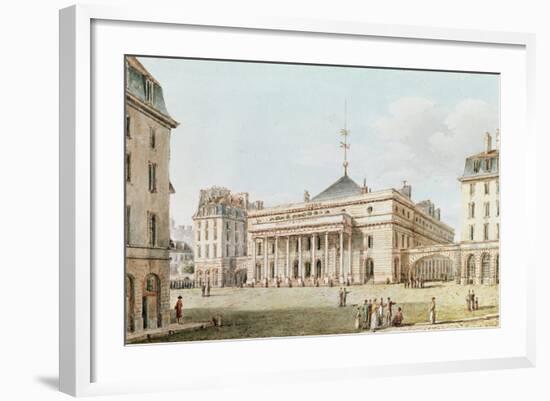 View of the Theatre De L'Odeon, Paris-Victor Jean Nicolle-Framed Giclee Print