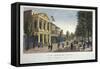 View of the Theatre Des Varietes-Aubert and Courvoisier-Framed Stretched Canvas