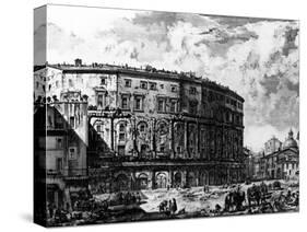 View of the Theatre of Marcellus, from the 'Views of Rome' Series, C.1760-Giovanni Battista Piranesi-Stretched Canvas
