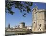 View of the Three Towers at the Entrance to Vieux Port, La Rochelle, Charente-Maritime-Peter Richardson-Mounted Photographic Print