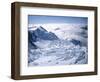 View of the Top of Fox Glacier, Westland, West Coast, South Island, New Zealand-D H Webster-Framed Photographic Print