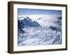 View of the Top of Fox Glacier, Westland, West Coast, South Island, New Zealand-D H Webster-Framed Photographic Print