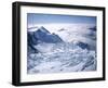 View of the Top of Fox Glacier, Westland, West Coast, South Island, New Zealand-D H Webster-Framed Photographic Print