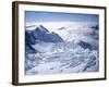 View of the Top of Fox Glacier, Westland, West Coast, South Island, New Zealand-D H Webster-Framed Photographic Print