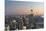 View of the Top of the Rock, Empire State Building, Rockefeller Centre, Manhattan, New York-Rainer Mirau-Mounted Photographic Print