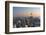 View of the Top of the Rock, Empire State Building, Rockefeller Centre, Manhattan, New York-Rainer Mirau-Framed Photographic Print