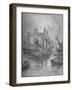 'View of the Tower from London Bridge', 1890-Hume Nisbet-Framed Giclee Print