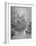 'View of the Tower from London Bridge', 1890-Hume Nisbet-Framed Giclee Print