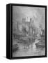 'View of the Tower from London Bridge', 1890-Hume Nisbet-Framed Stretched Canvas