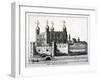 View of the Tower of London, C1700-null-Framed Giclee Print