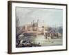 View of the Tower of London, Engraved by Daniel Havell-John Gendall-Framed Giclee Print