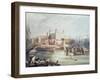 View of the Tower of London, Engraved by Daniel Havell-John Gendall-Framed Giclee Print