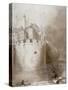View of the Tower of London from the Moat, C1830-null-Stretched Canvas