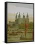 View Of the Tower Of London. Illustration From London Town'-Thomas Crane-Framed Stretched Canvas