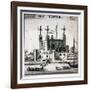 View of the Tower of London with Boats on the River Thames, C1750-null-Framed Giclee Print