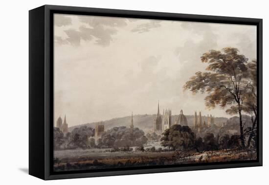 View of the Towers and Spires of Oxford, Oxfordshire-George Bulteel Fisher-Framed Stretched Canvas